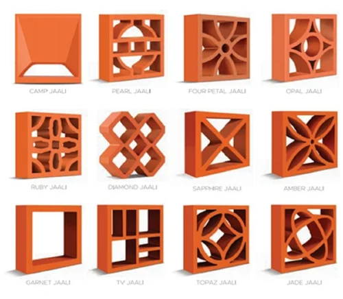 Jaali & Clay Bricks