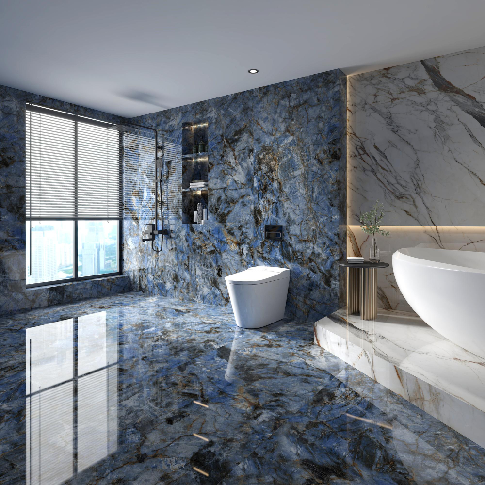 Black Color Tile