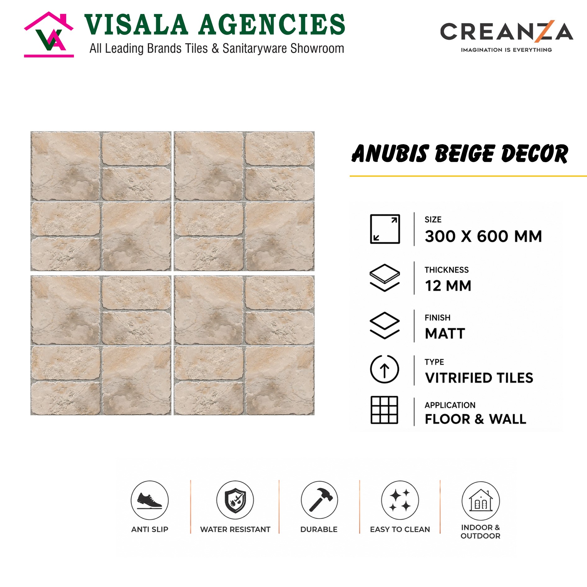 2/1 Anubis Beige Decor