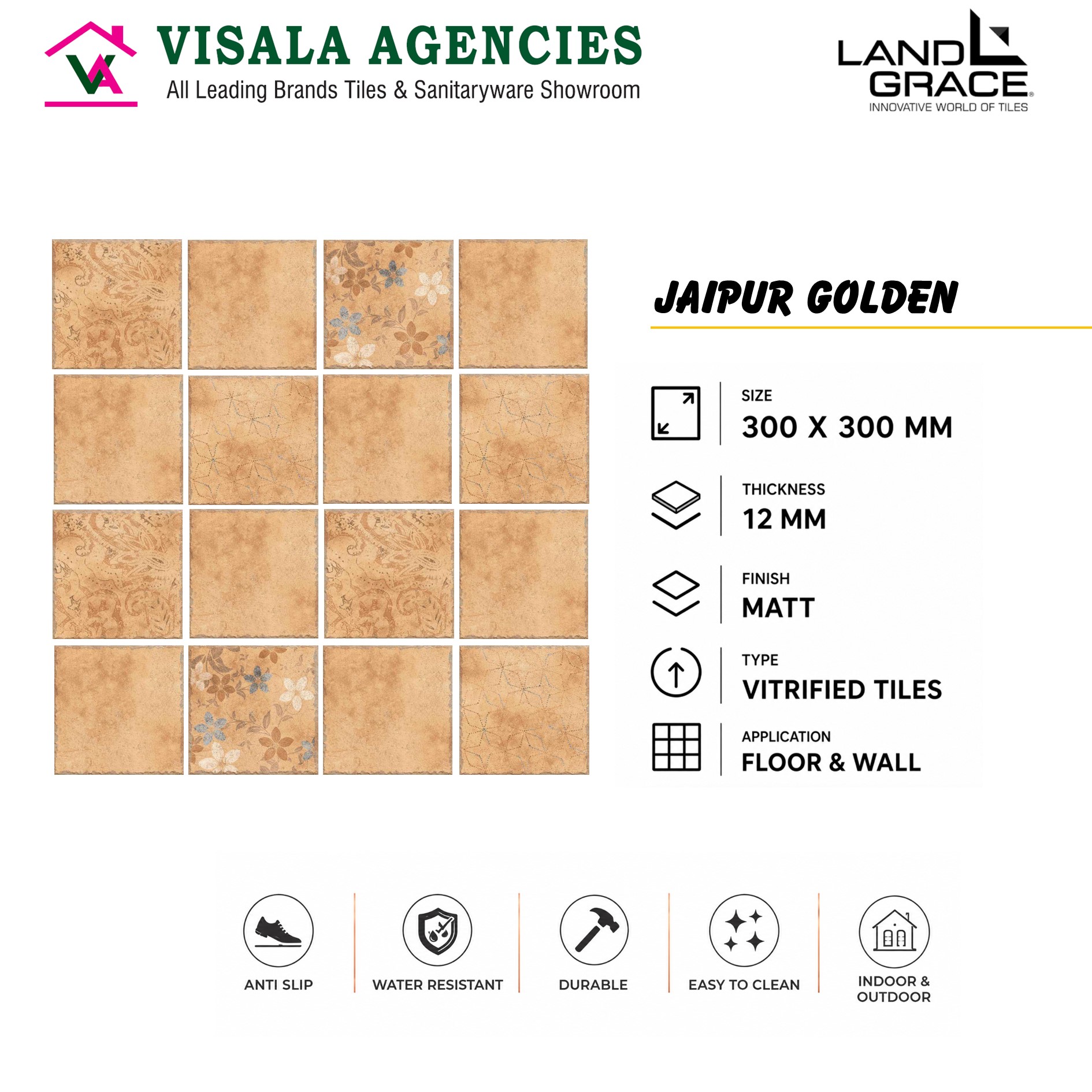 1/1 Jaipur Golden 12mm