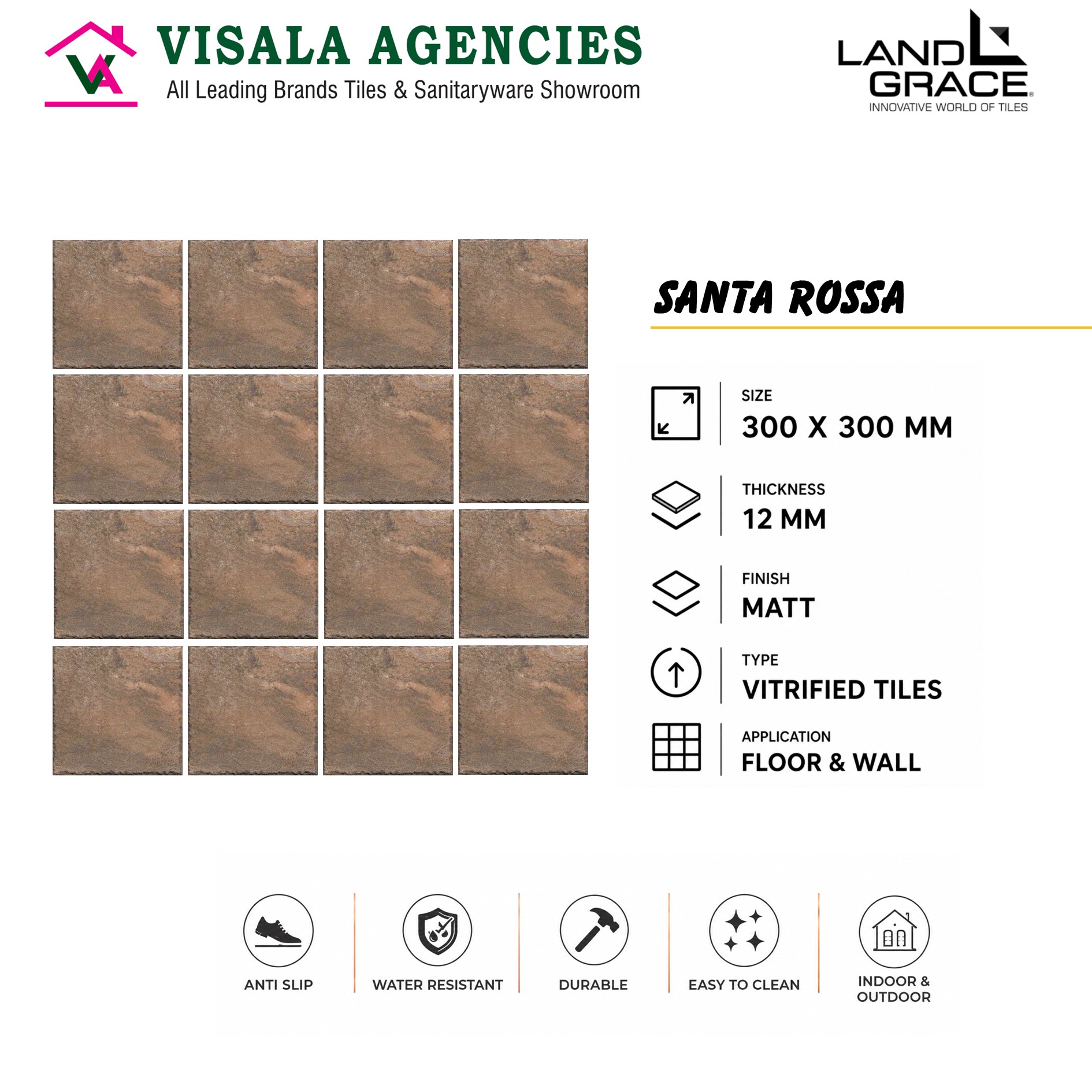 1/1 Santa Rosso 12mm
