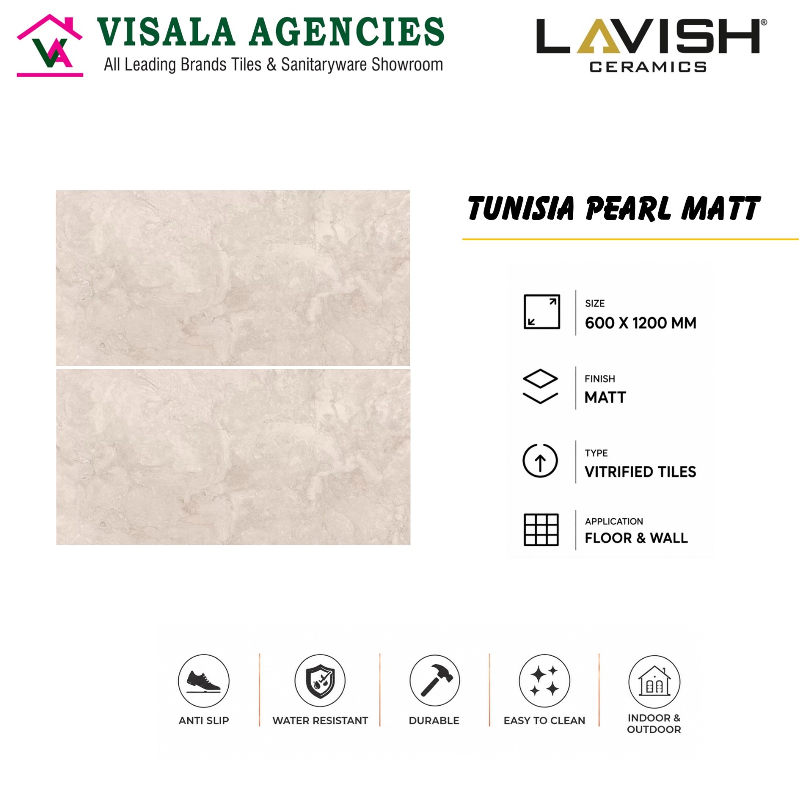 Tunisia Pearl Matt