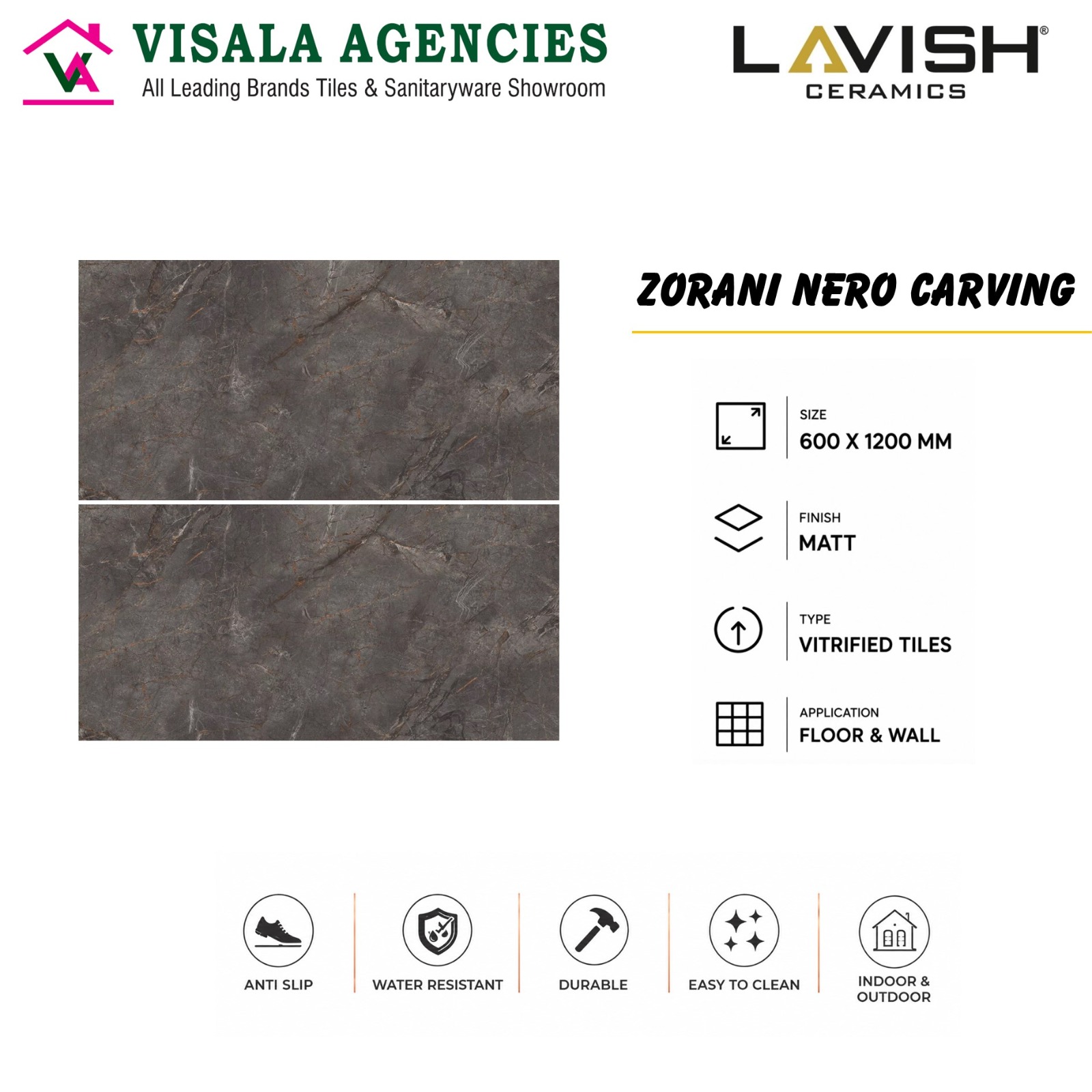 Zorani Nero Carving