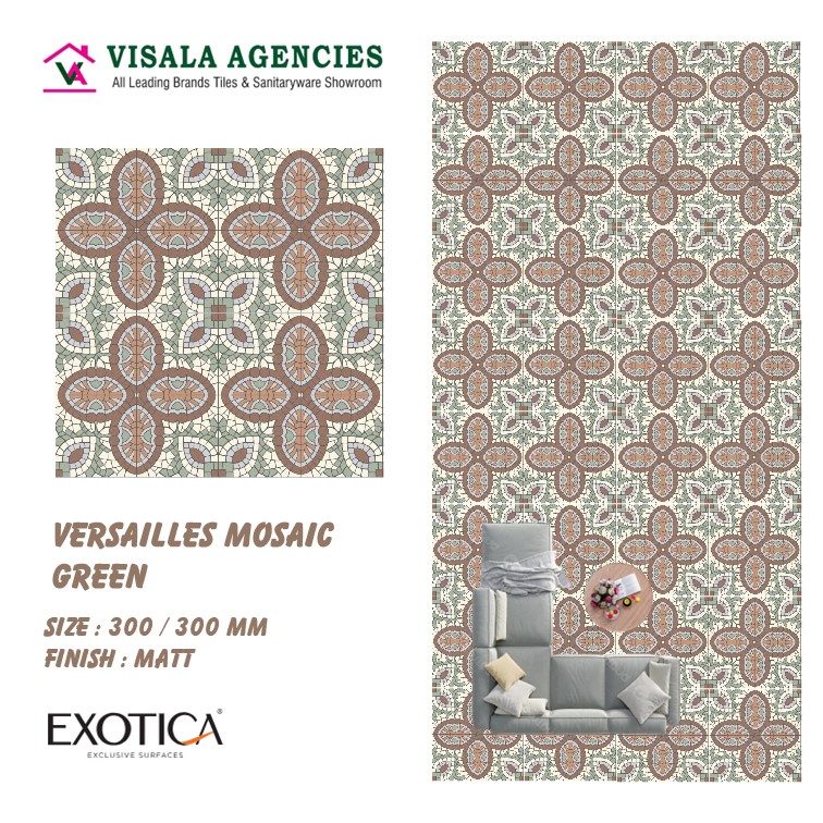 Versailles Mosaic Green